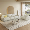 Cirrus 3 seater Bounce Back Cushion Sofa upholstered sofa – lifestyle view